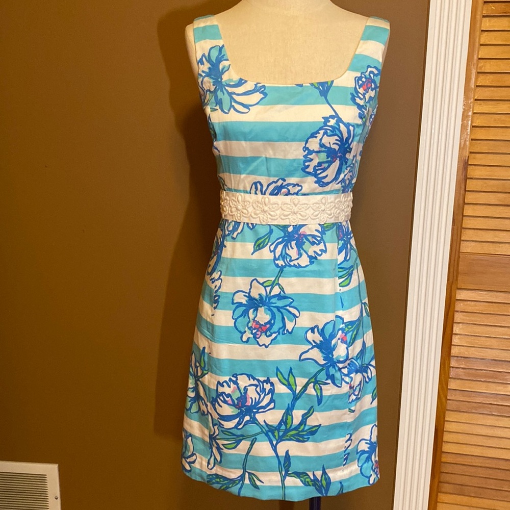 Lilly Pulitzer Blue and White Dress - Serena Shorely